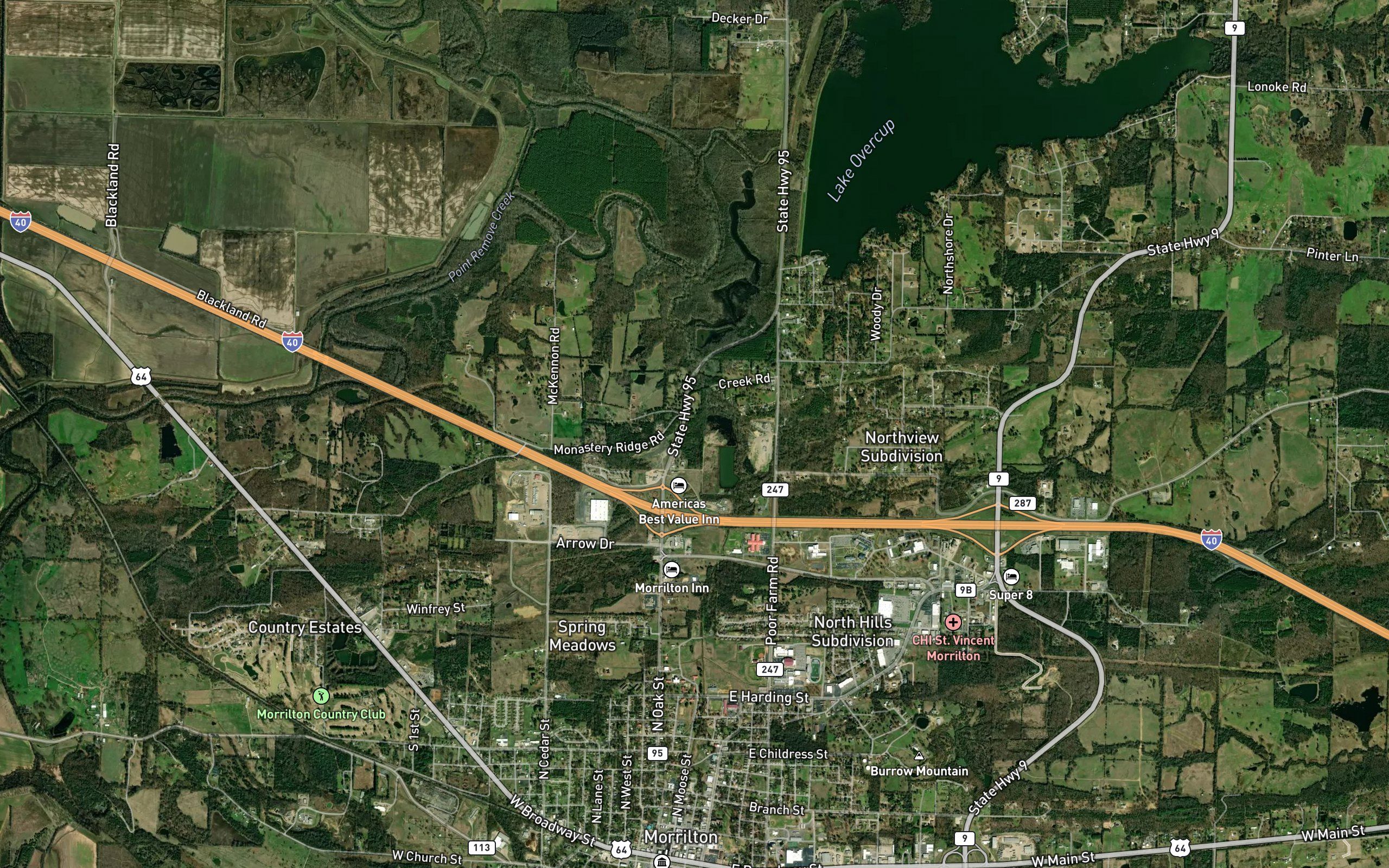 Morrilton Sewage Lake