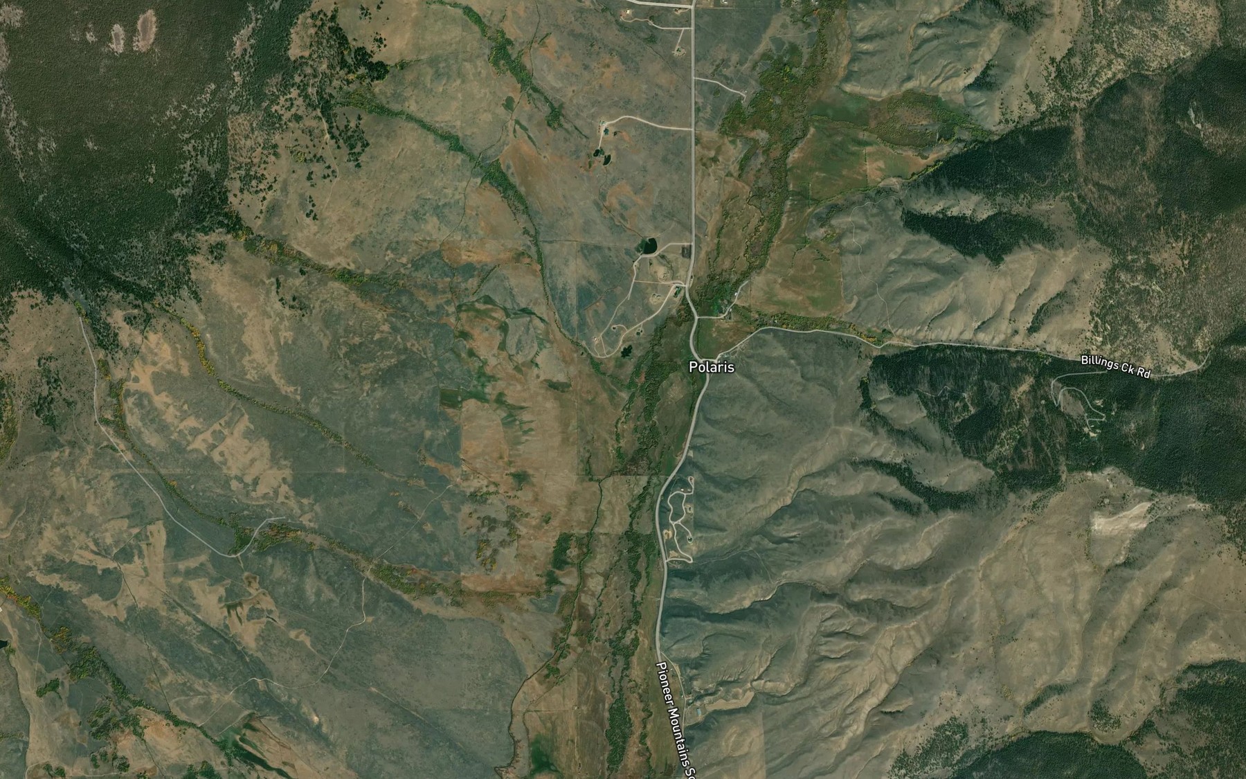 Satellite map of the Neagle Creek