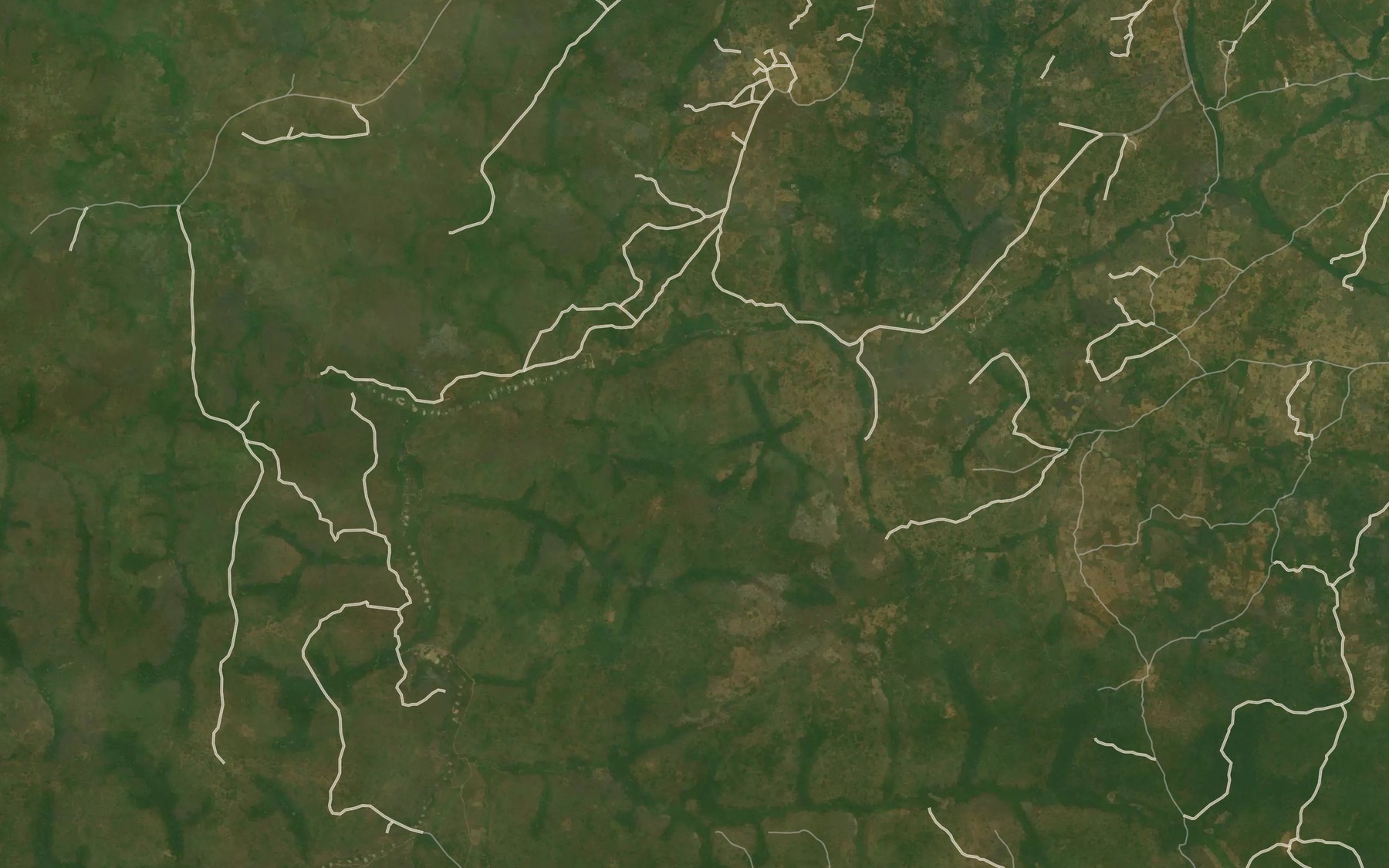 Satellite map of the Dekoue