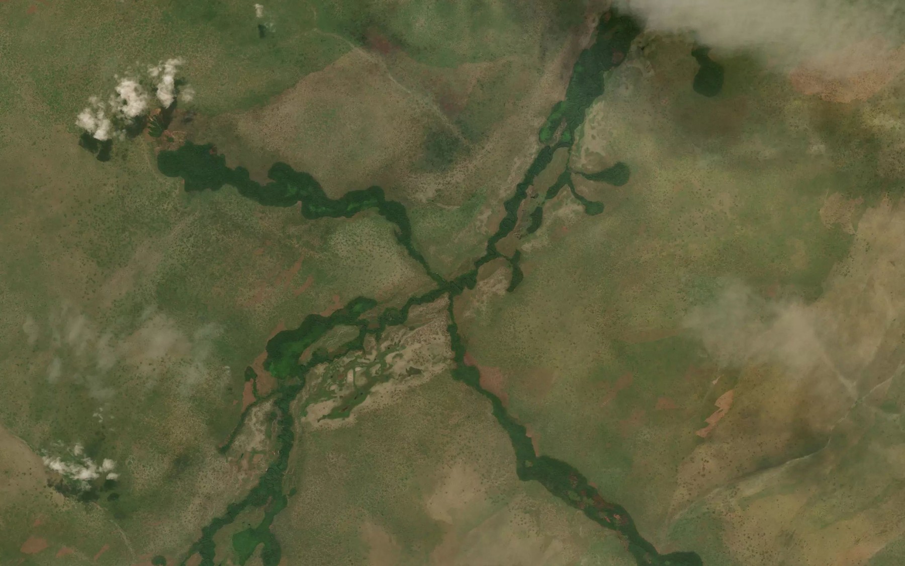 Satellite map of the Djouma