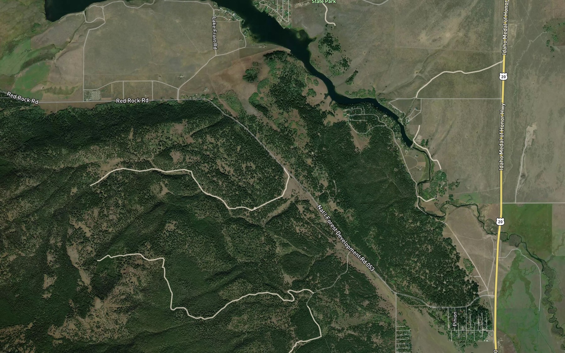 Satellite map of the Cold Spring