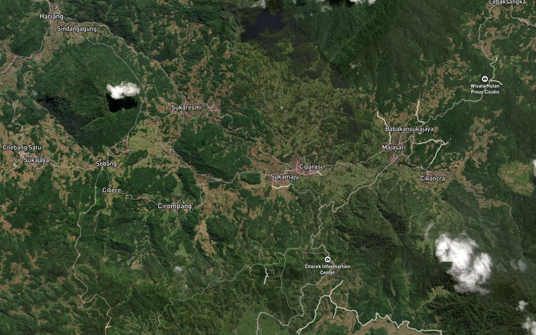 Satellite map of the CI Padang