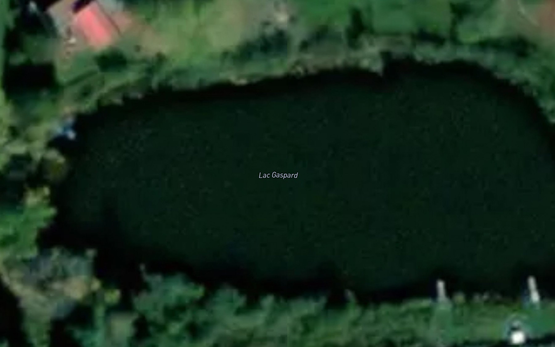Satellite map of the Lac Gaspard