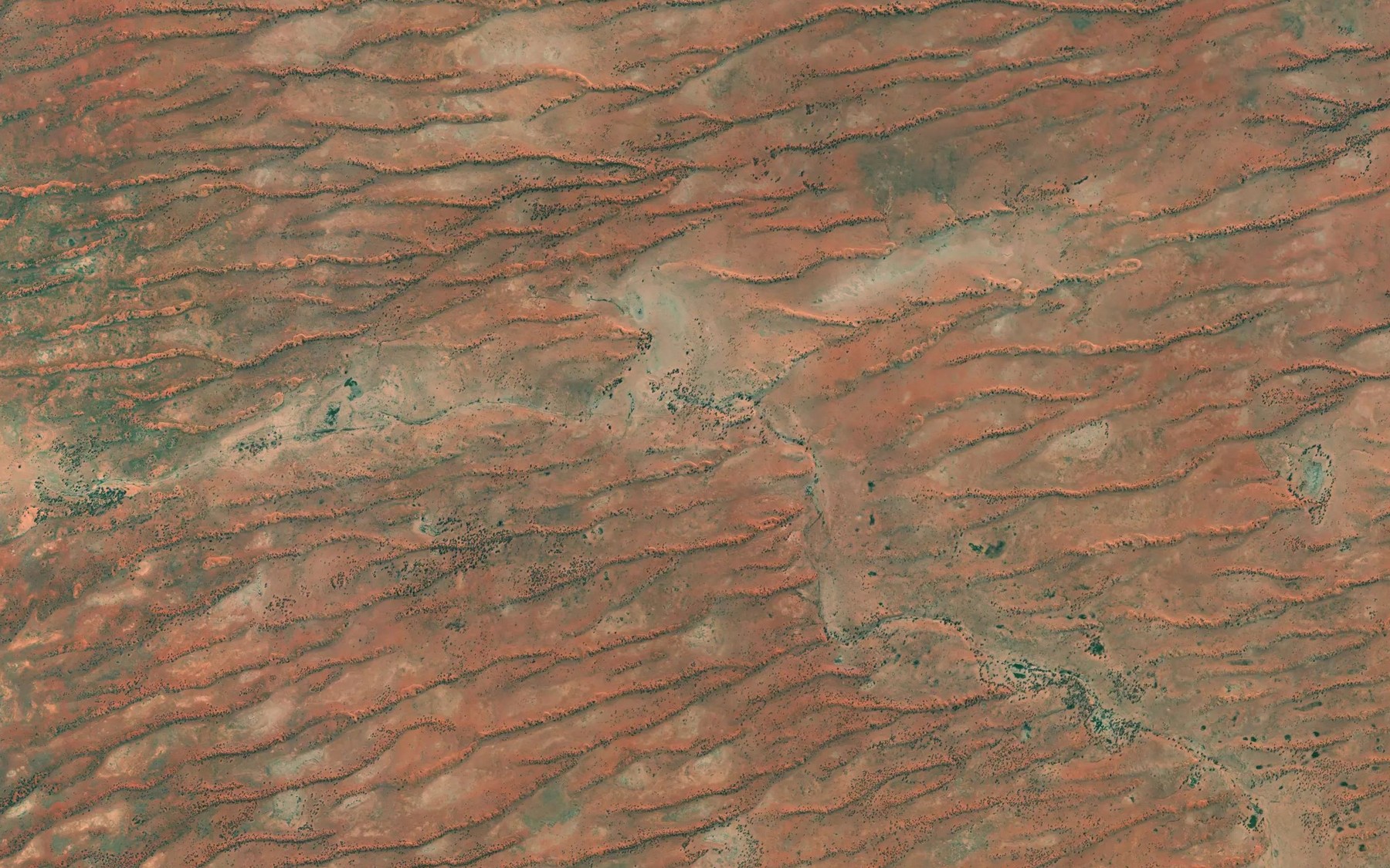 Satellite map of the Teilta Creek
