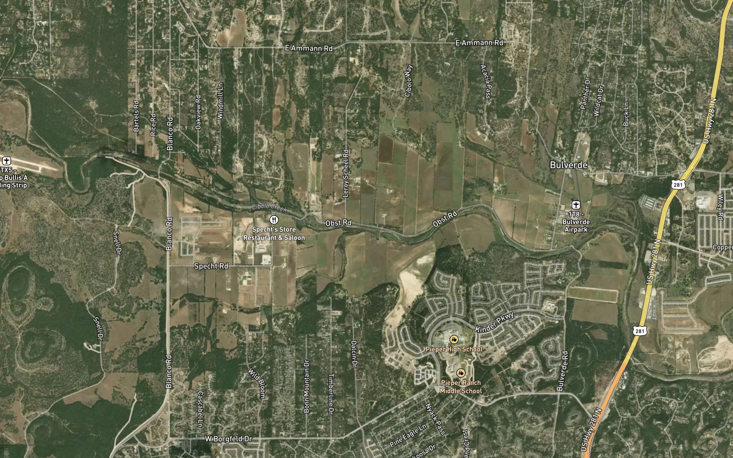 Meusebach Creek