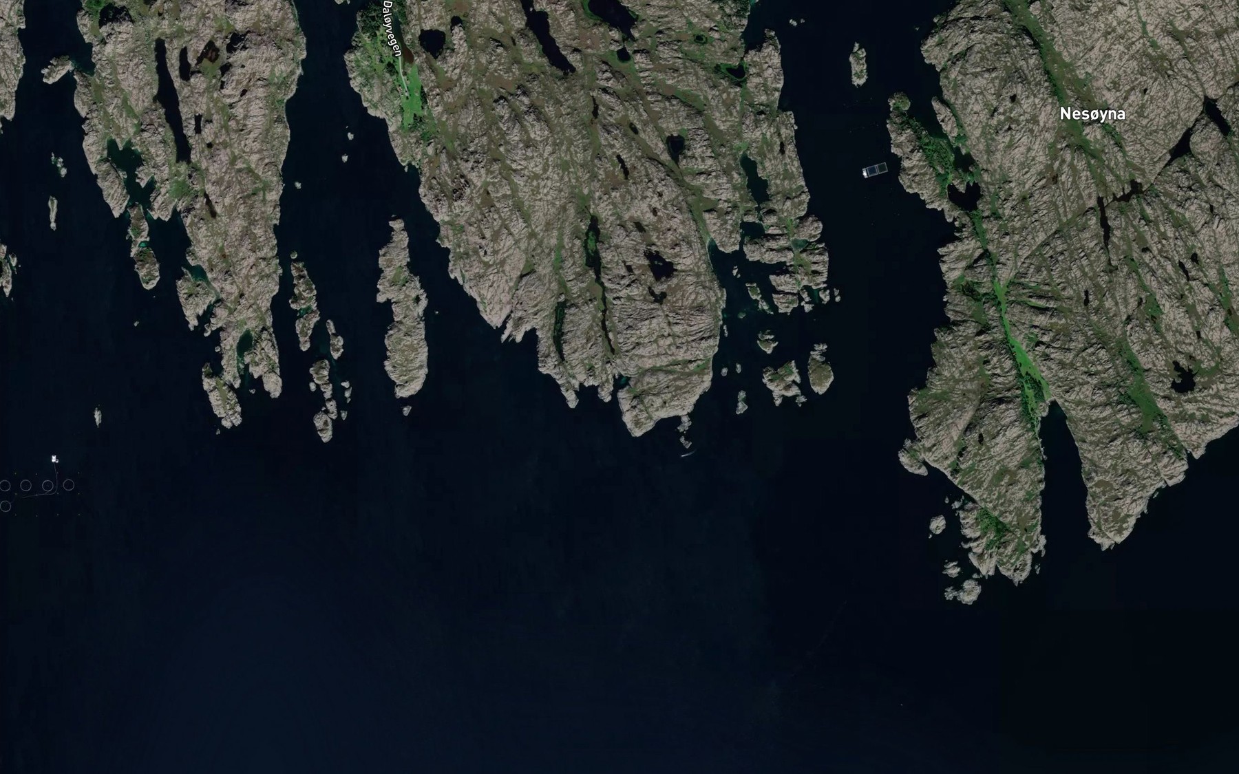 Satellite map of the Hommandehola