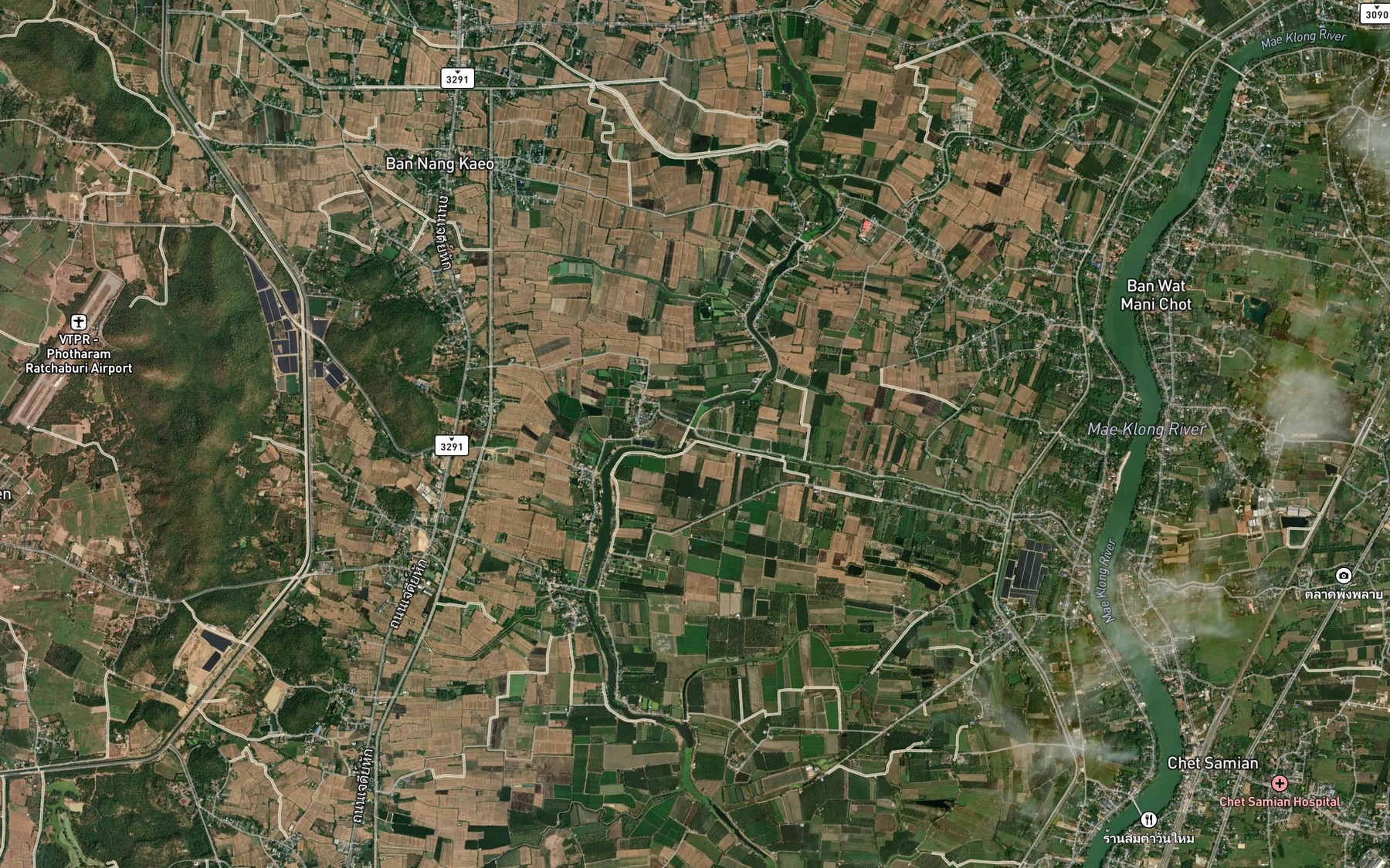 Satellite map of the Khlong Bang Tanot