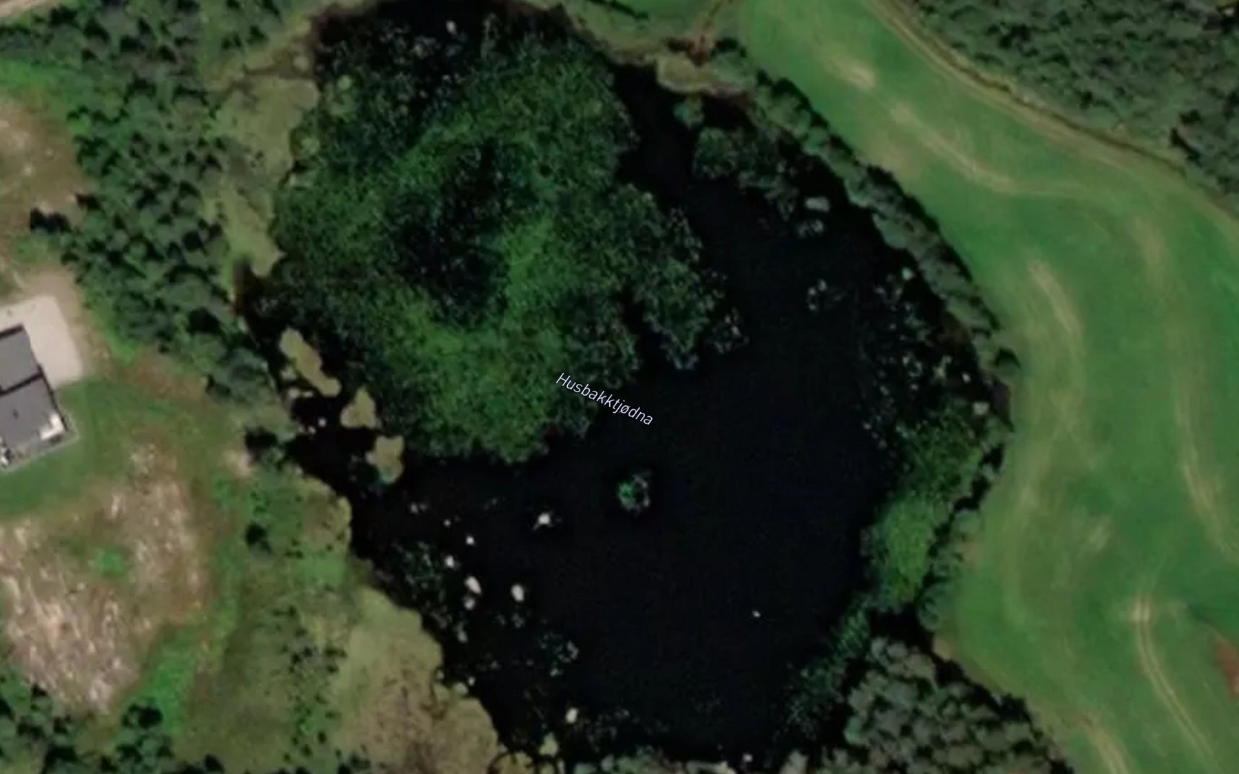Satellite map of the Husbakktjodna