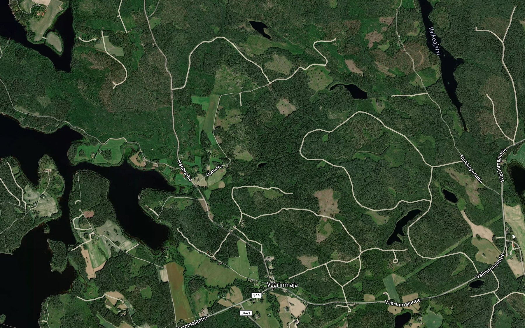 Satellite map of the Kotalammi