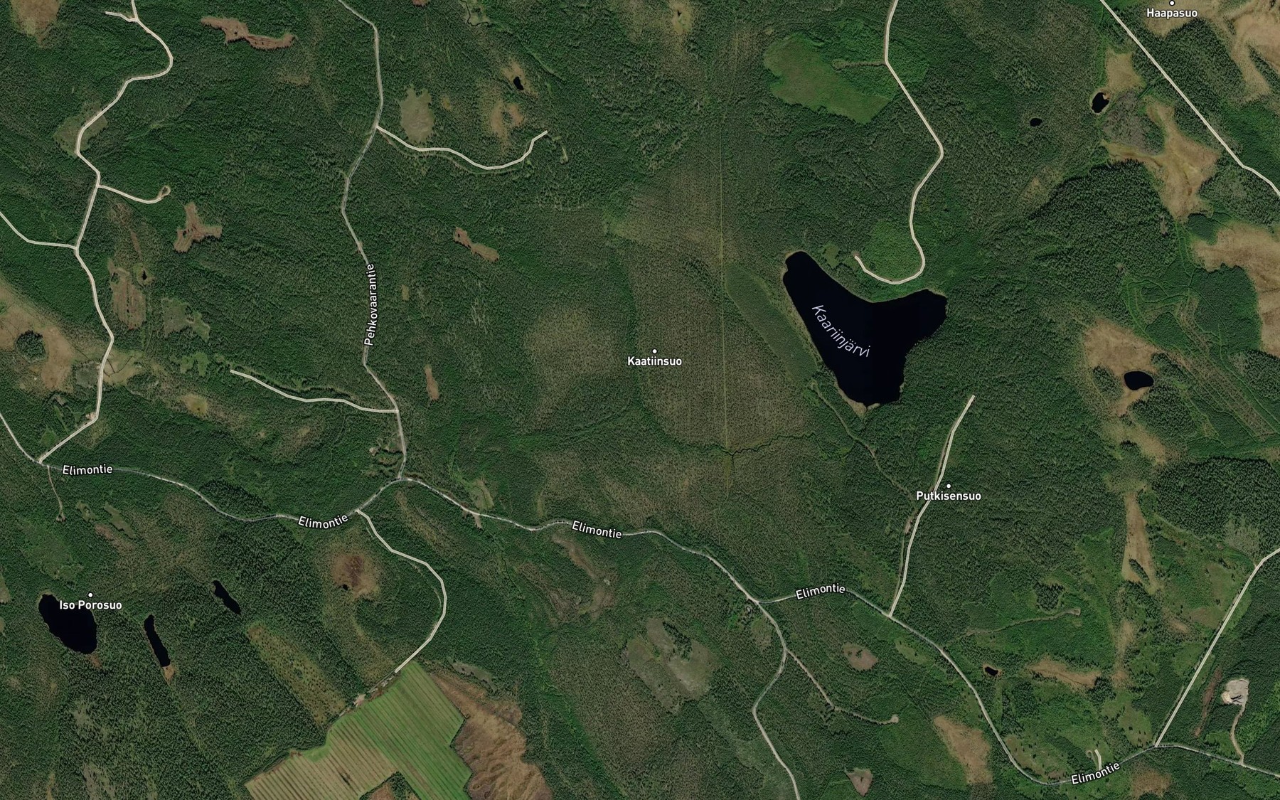 Satellite map of the Kaatiinpuro