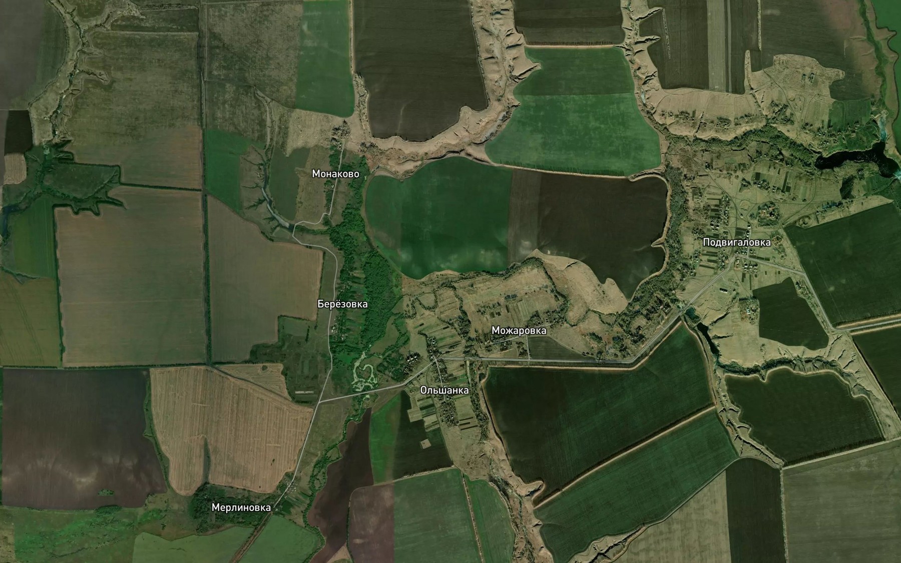 Satellite map of the Lipovyy