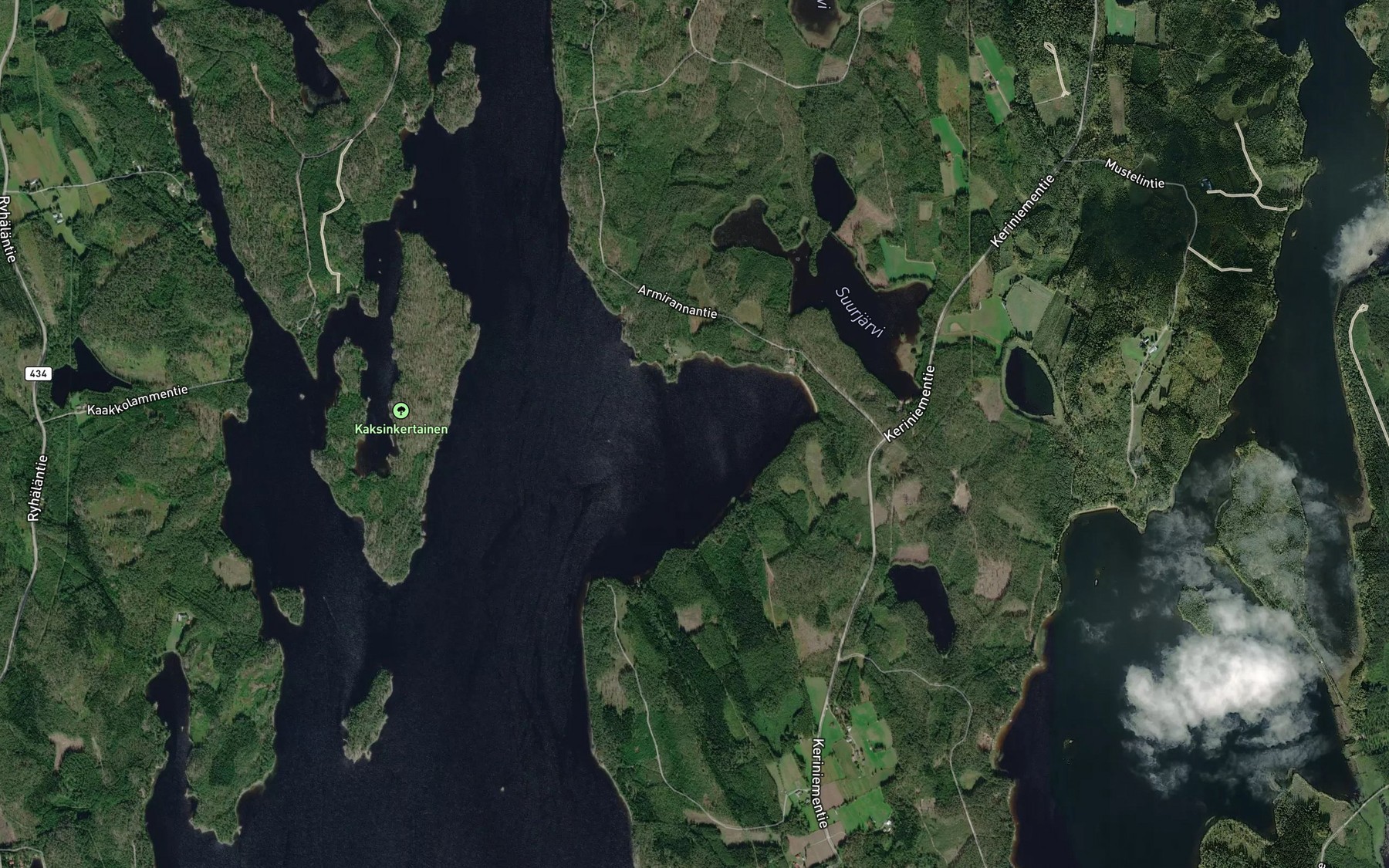 Satellite map of the Kelkkalahti