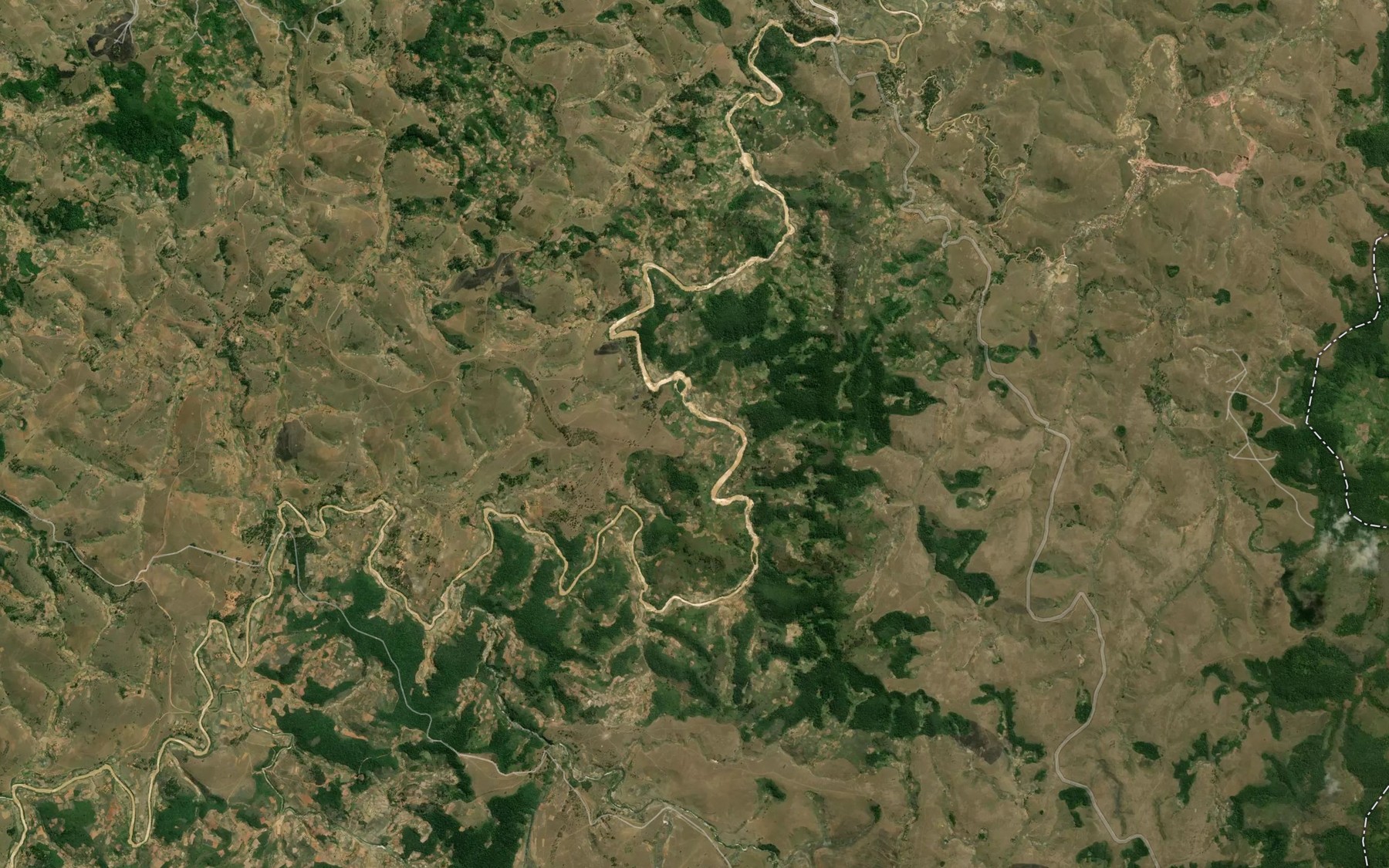Satellite map of the Fisakana