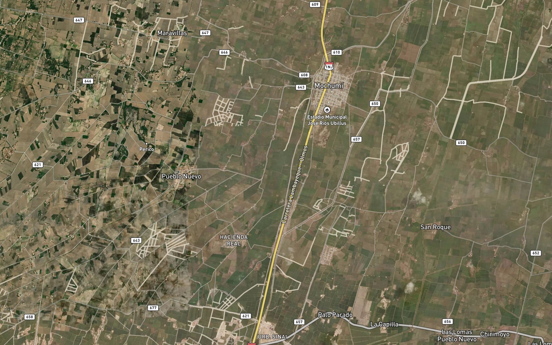 Satellite map of the Rama A