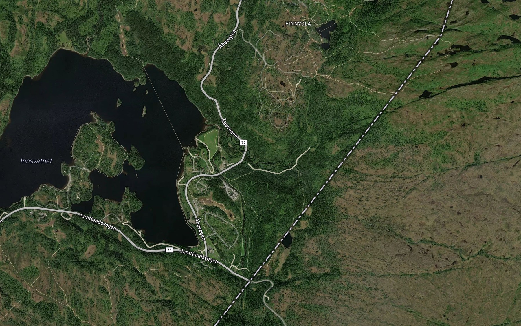 Satellite map of the Osteraa