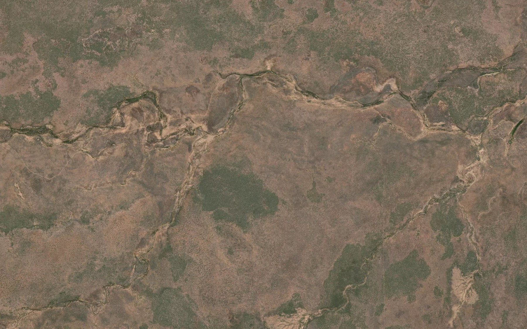 Satellite map of the Henry Creek