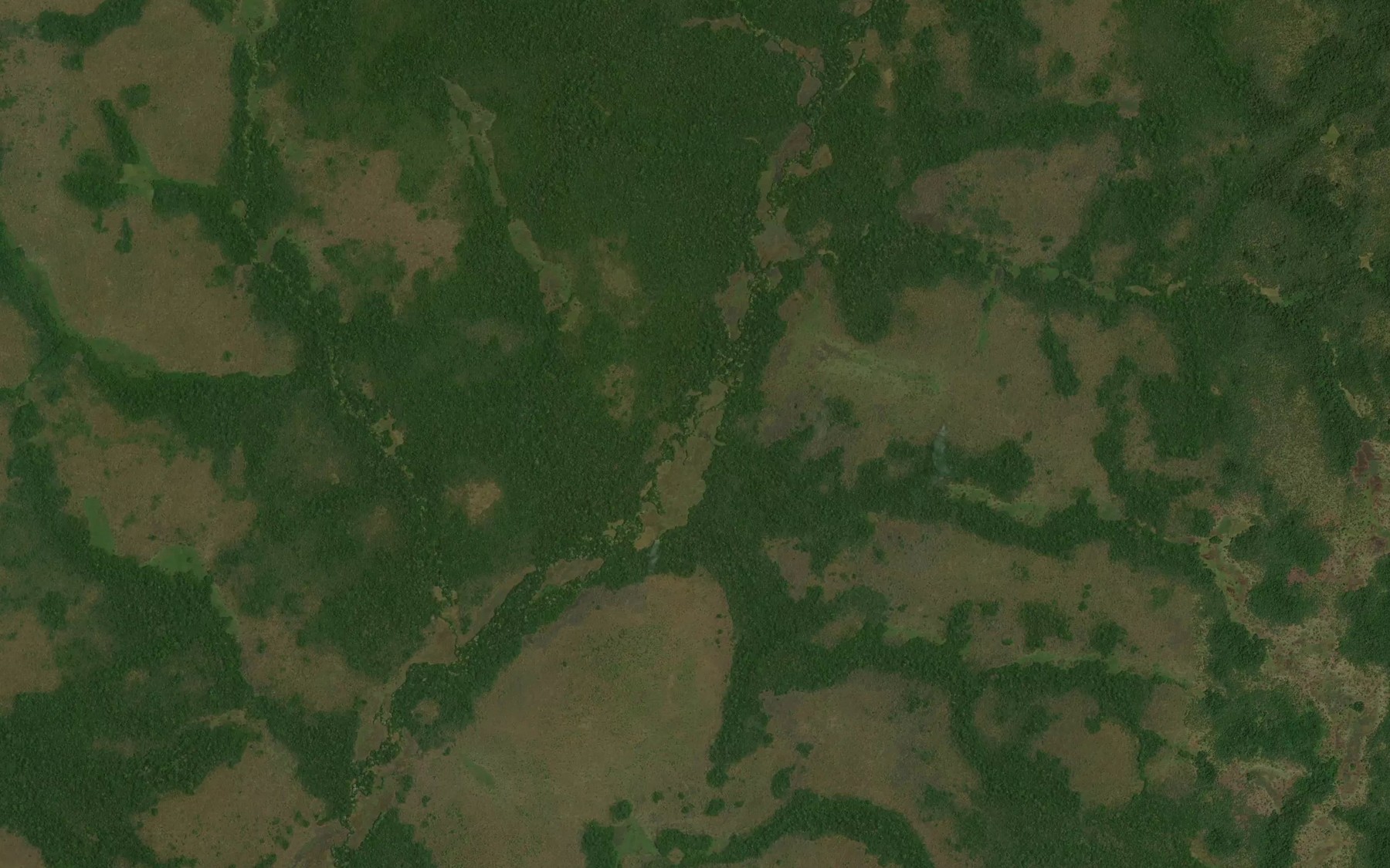 Satellite map of the Pumbu