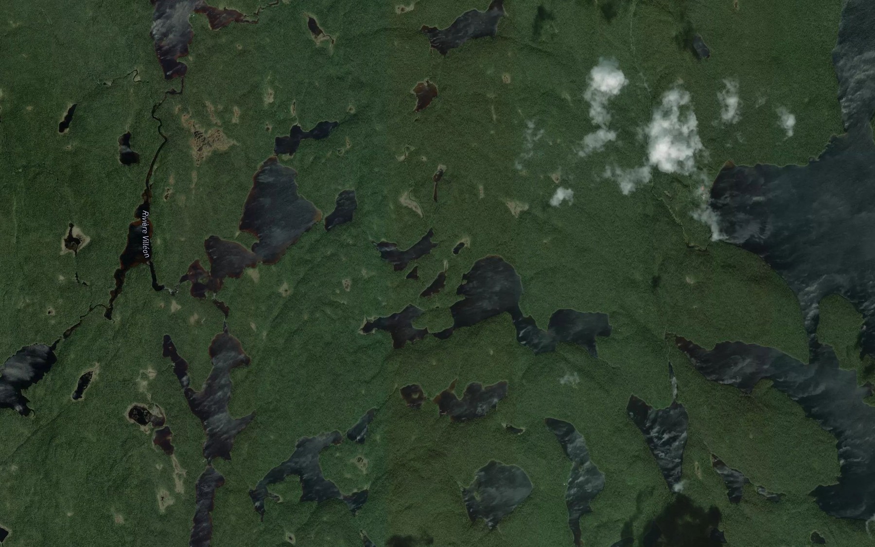 Satellite map of the Lac des Guepes