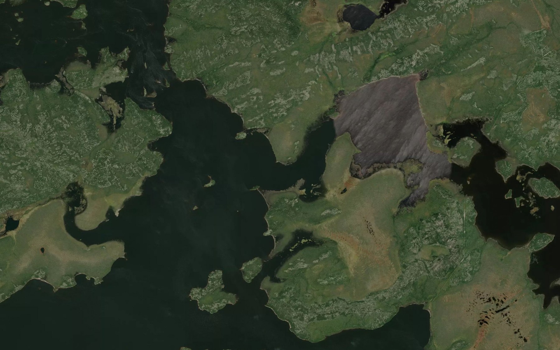 Satellite map of the Baie Akupitich