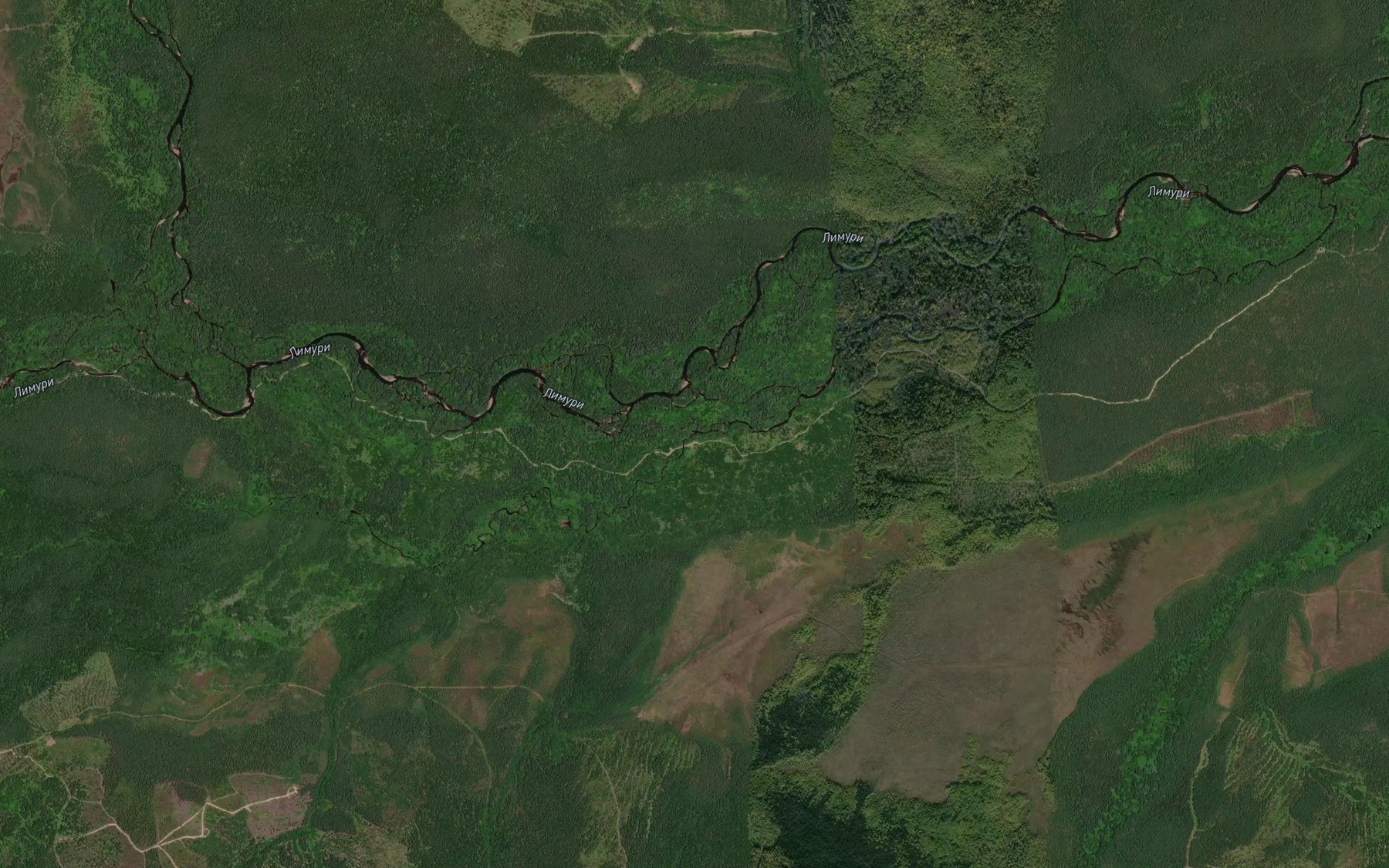 Satellite map of the Maloye El'ge
