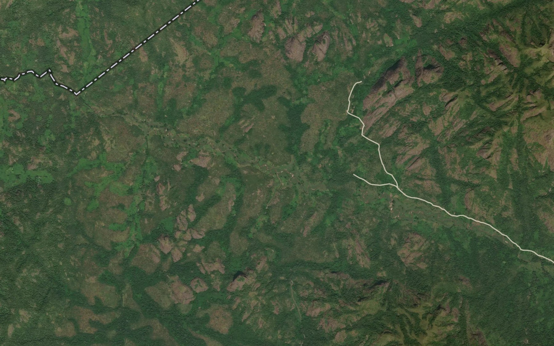 Satellite map of the Even
