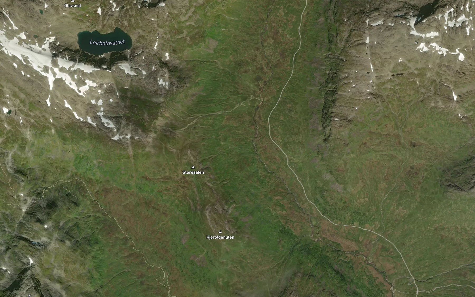 Satellite map of the Storegrovi