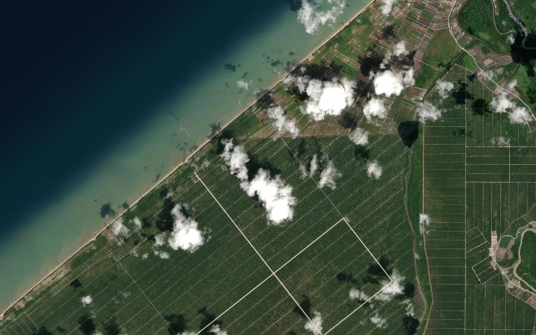 Satellite map of the Sungai Anam