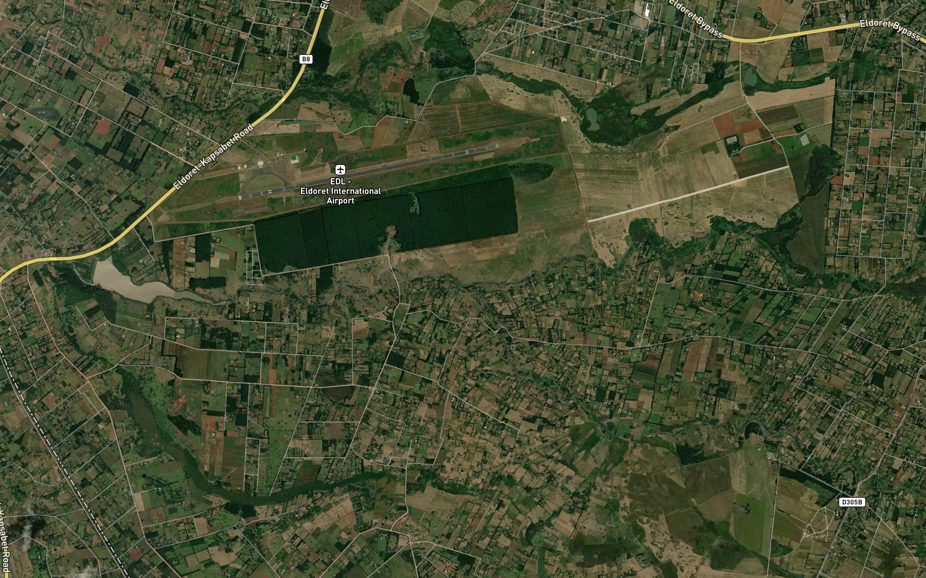 Satellite map of the Ngeria