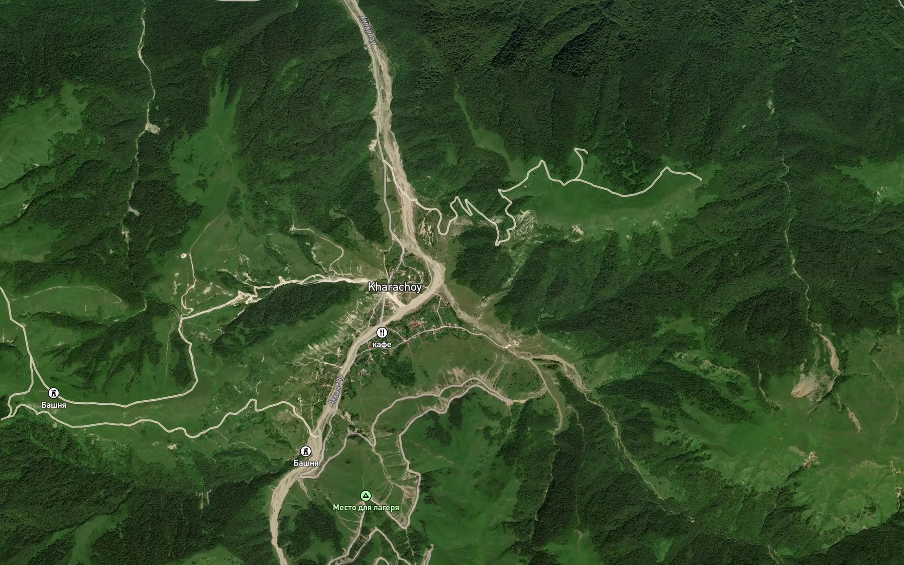 Satellite map of the Okholitlau