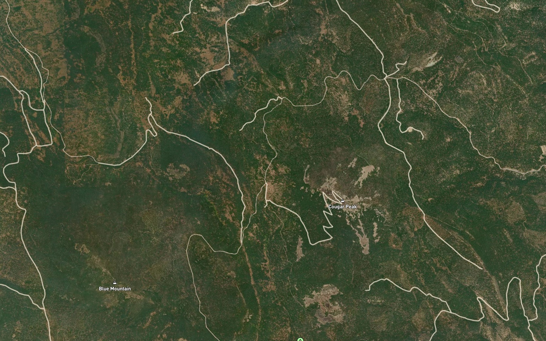 Satellite map of the Hilario Spring