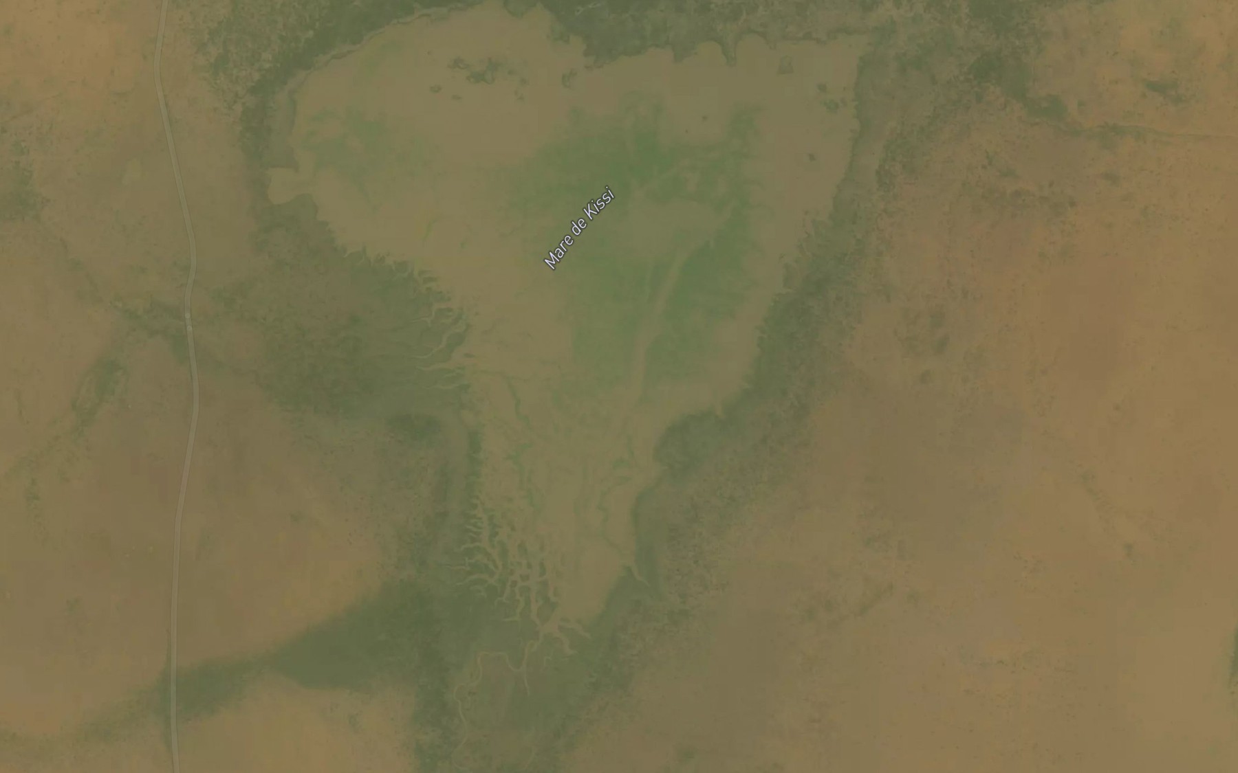 Satellite map of the Kissi Mare