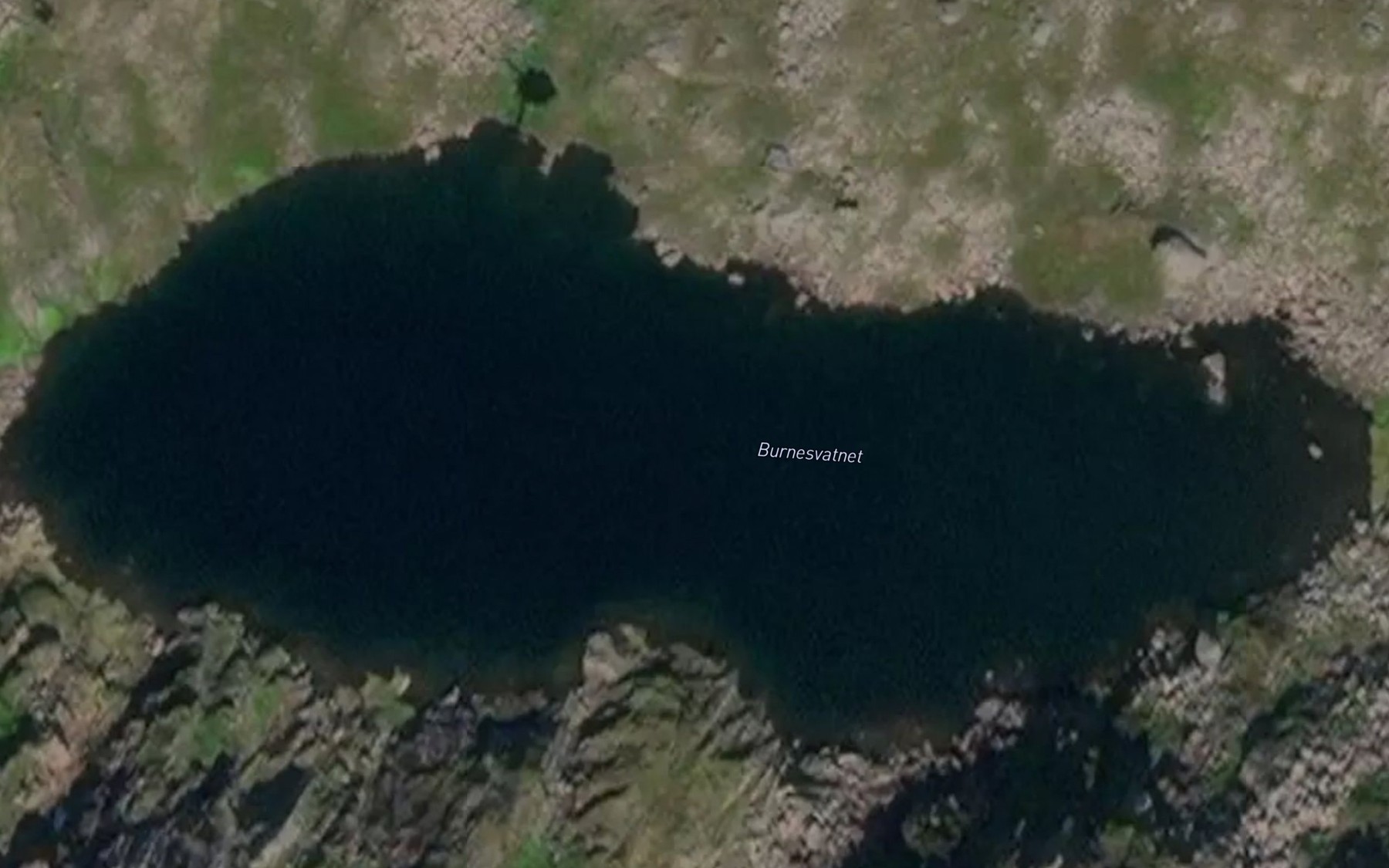 Satellite map of the Bunesvatnet