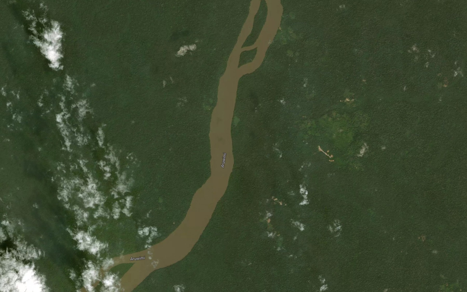 Satellite map of the Liambo