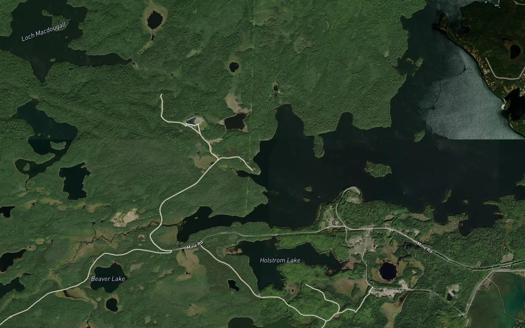 Satellite map of the Discovery Bay