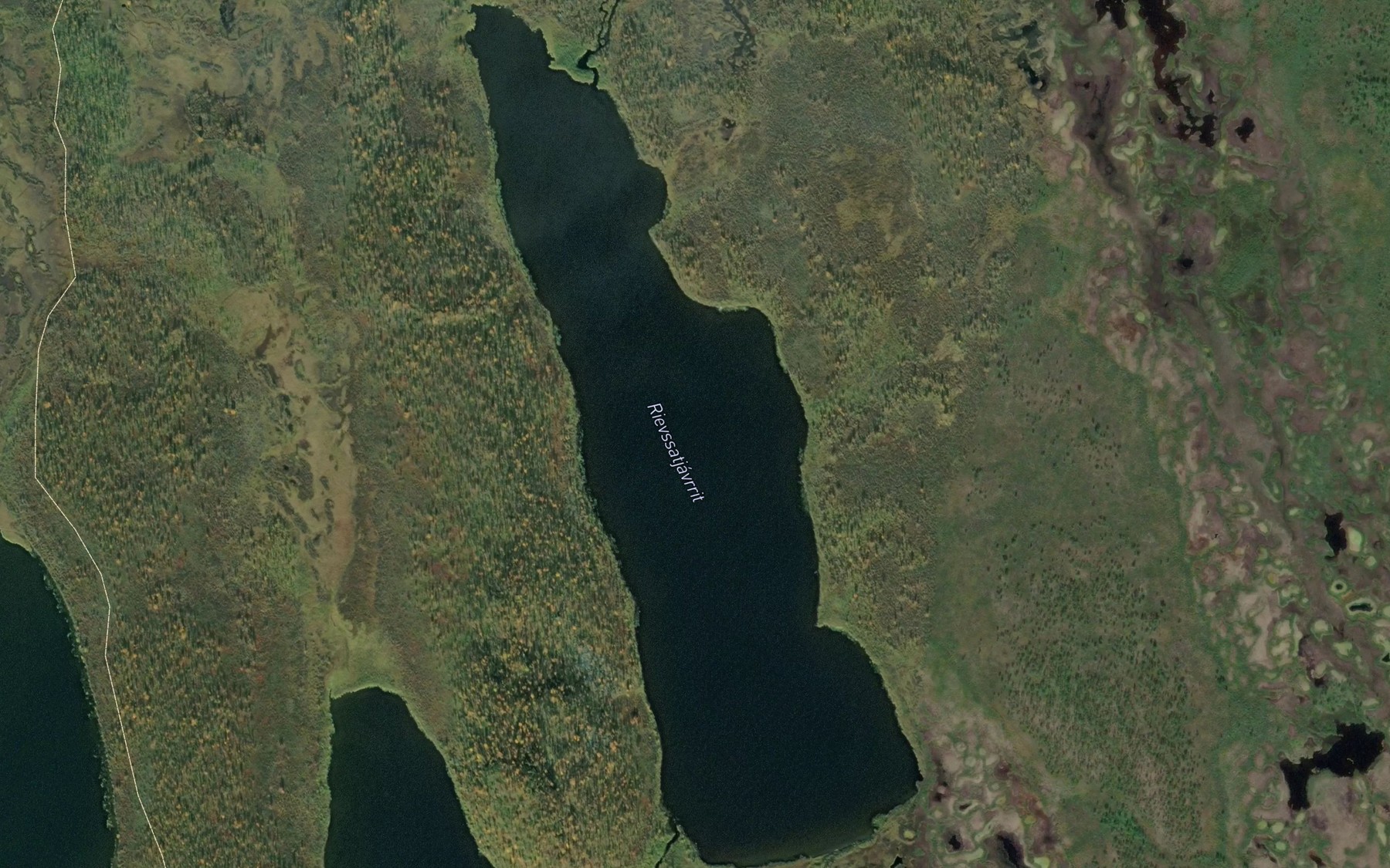 Satellite map of the Rievsatjavrit