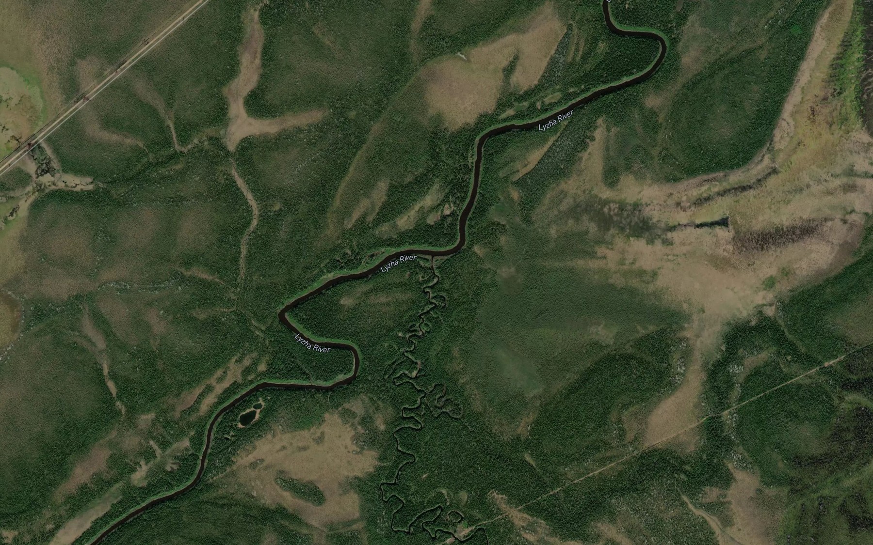 Satellite map of the Ul'yu
