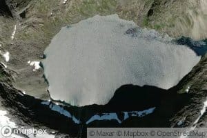 Berilldalsvatnet,fremste