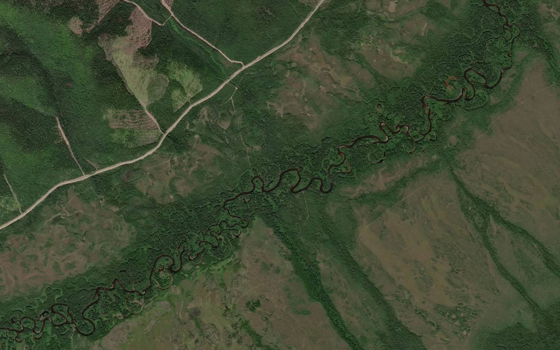 Satellite map of the Zverinyy