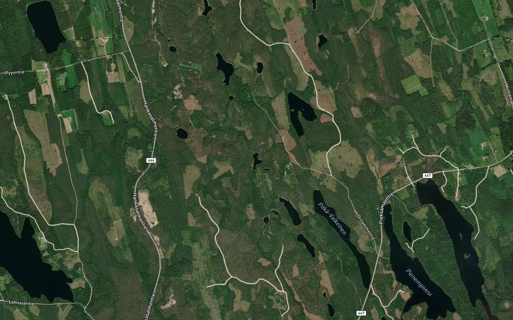 Satellite map of the Kuolinen