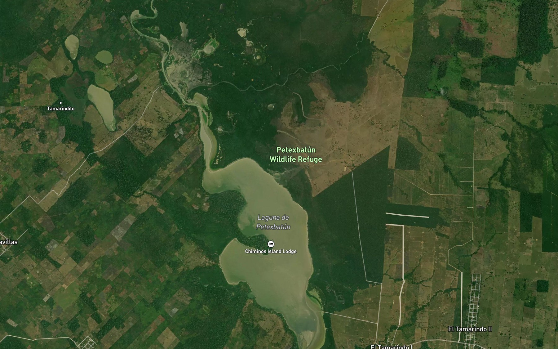 Satellite map of the Ensenada del Carrizal