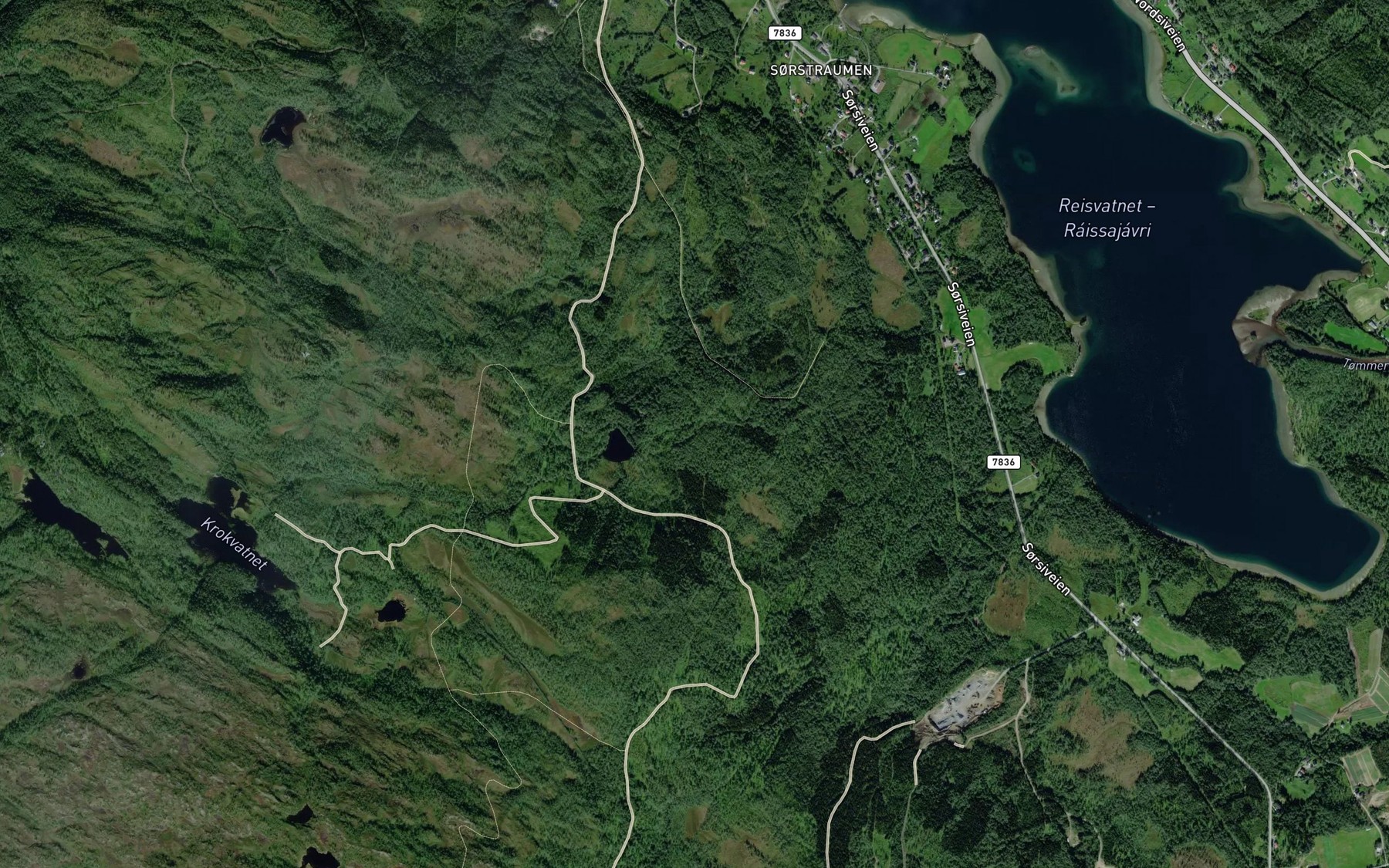 Satellite map of the Sommerveita