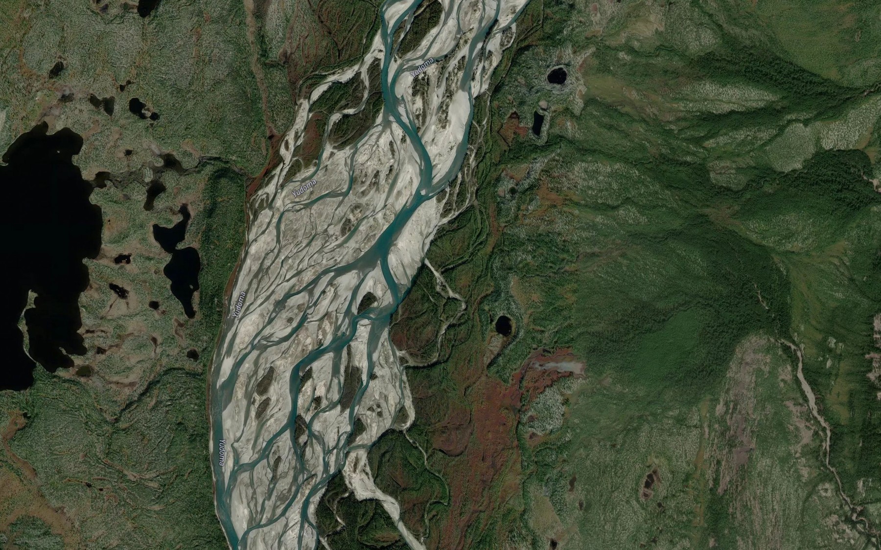 Satellite map of the Otvet