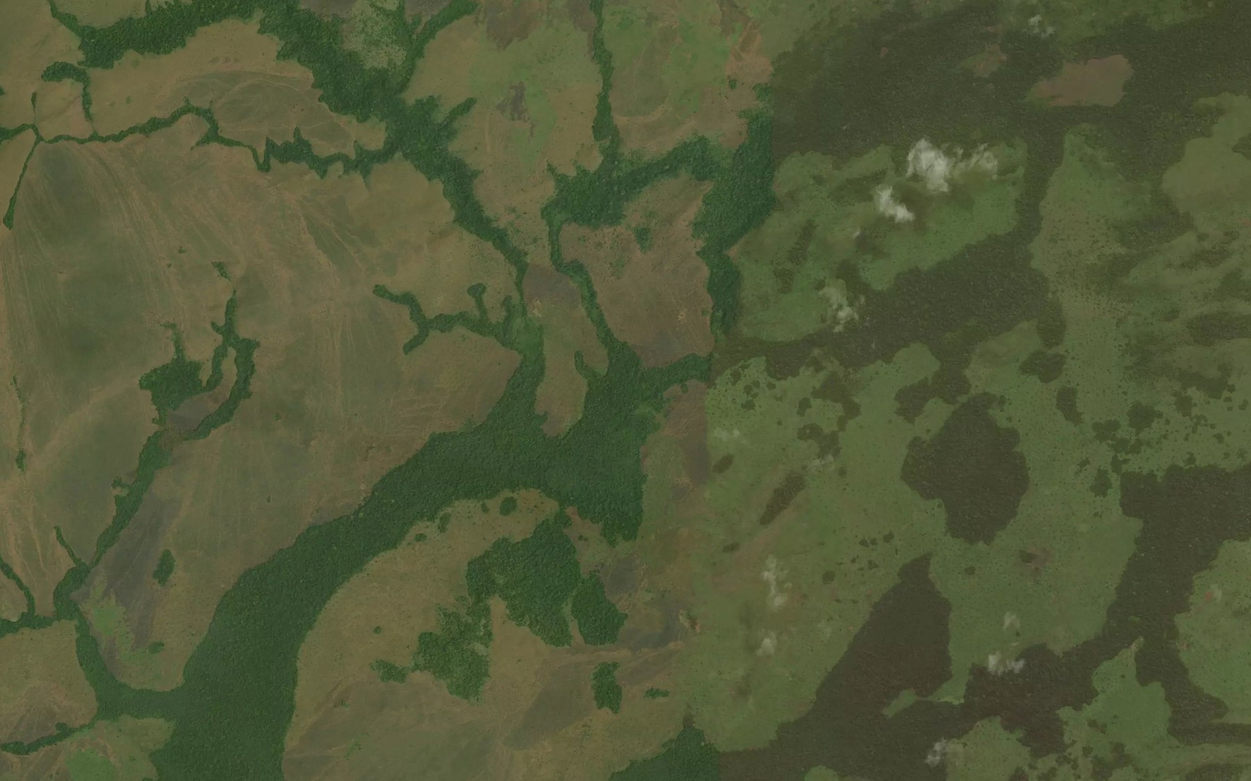Satellite map of the Gabadja