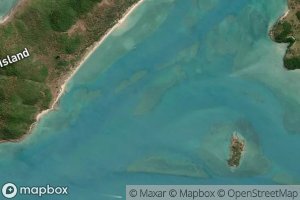 Satellite map of the Peile Reef
