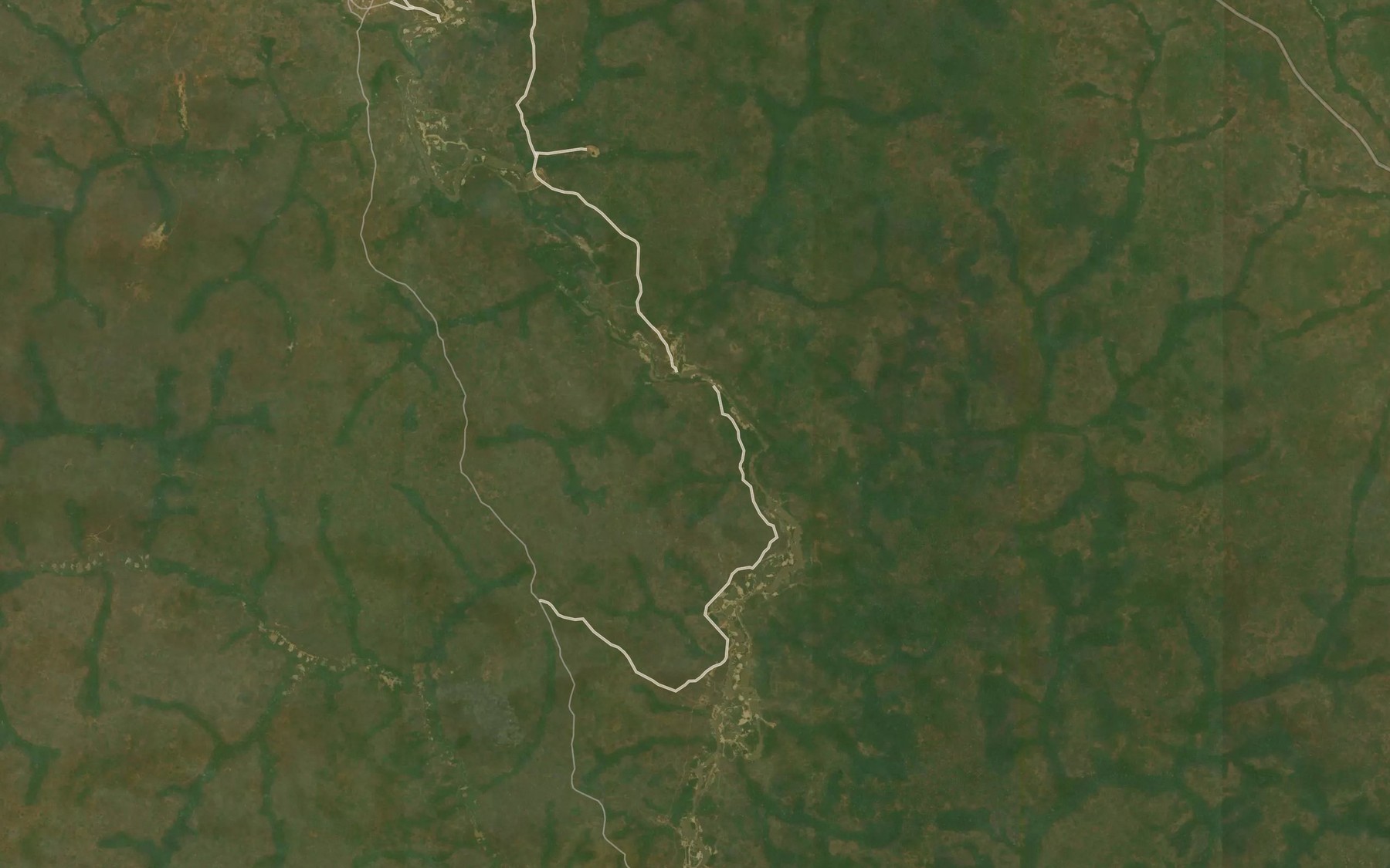 Satellite map of the Mbatal