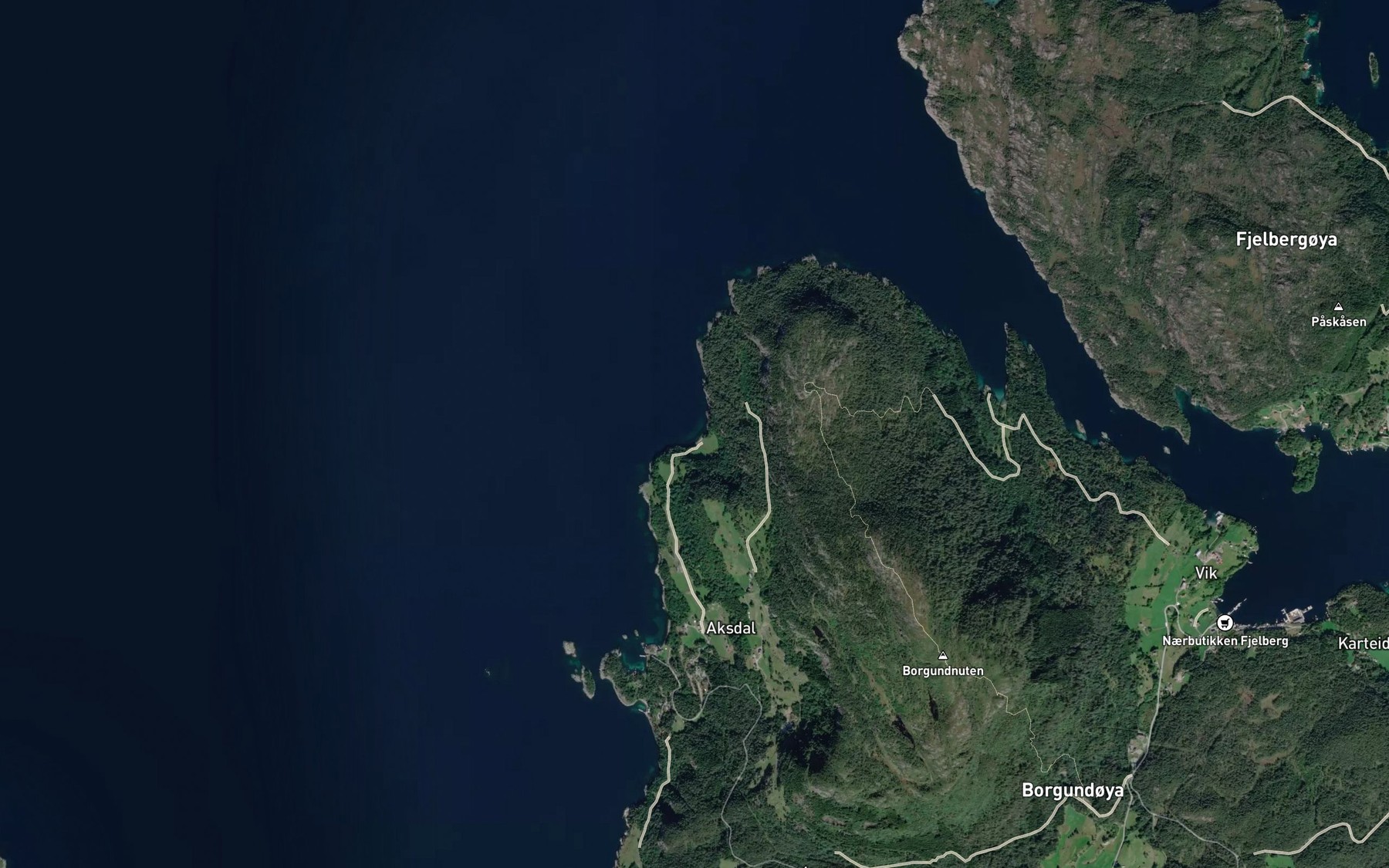 Satellite map of the Askevika