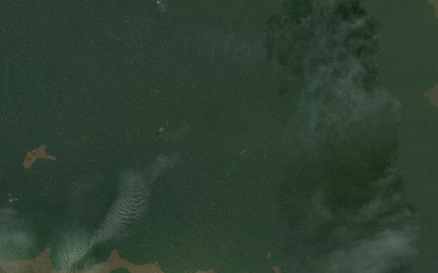 Satellite map of the Lekuma