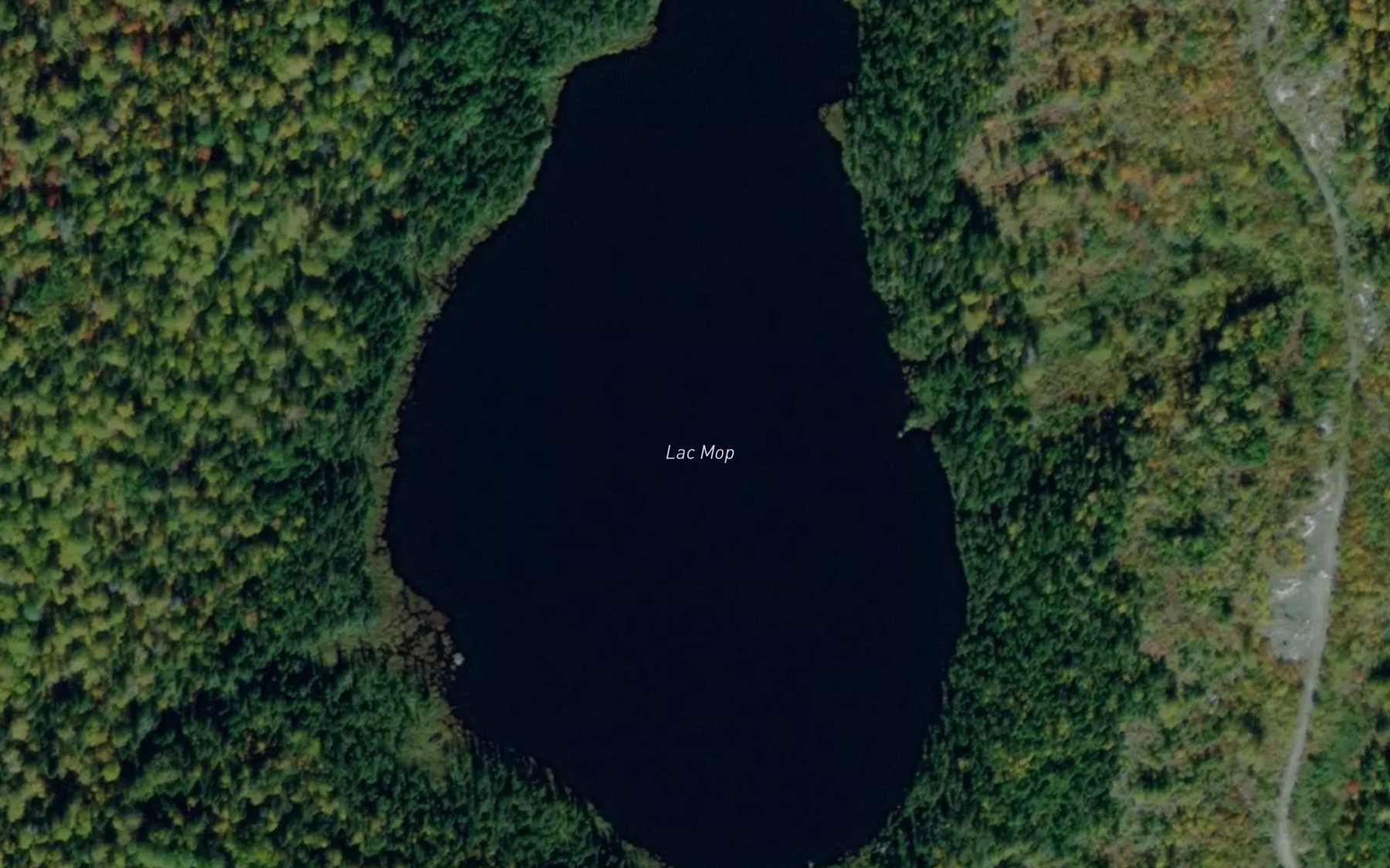 Satellite map of the Lac Jacques