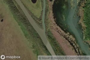 Satellite map of the Moose River
