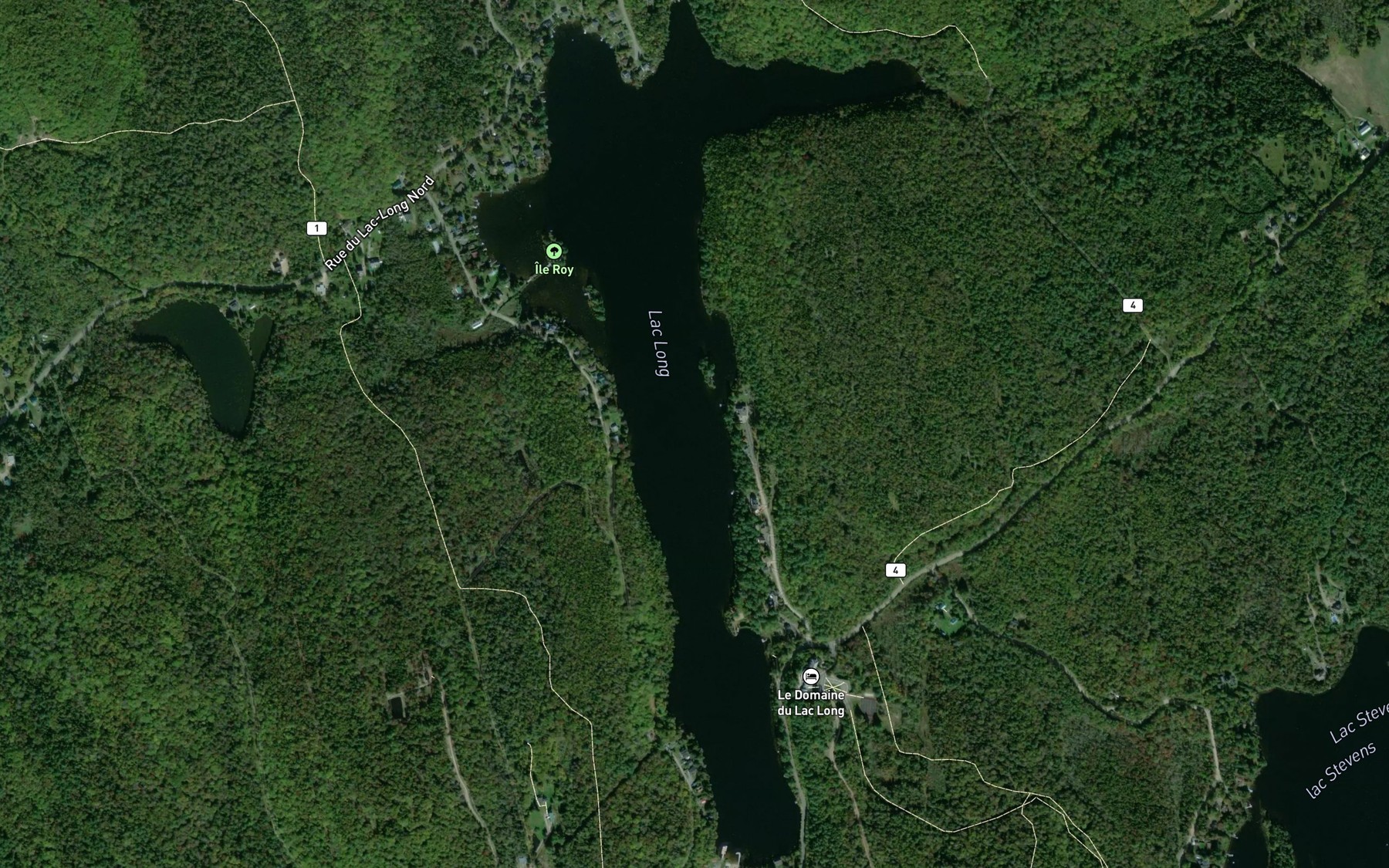 Satellite map of the Lac Long